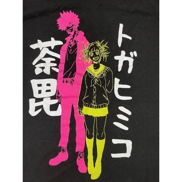 My Hero Academia T-shirt Men Medium Short Sleeve Graphic Characters Anime - Picture 2 of 5